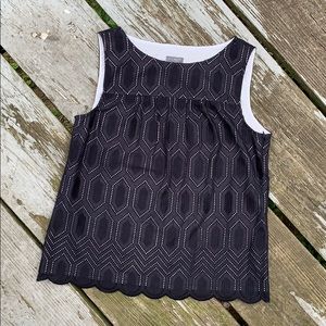 Ann Taylor Lace Layover Tank 8P